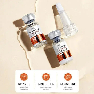 Facial  Serum Yeast Freeze-Dried Power Skin Care Set Shrink Pores Moisturizing Brighten Anti Aging Peptides Essence - LKBA