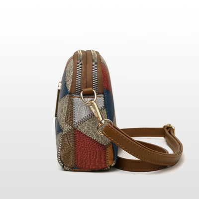 New Luxury Handbag Women Stitching Wild Messenger Bags Designer Brand Plaid Shoulder Bag Female Ladies Totes