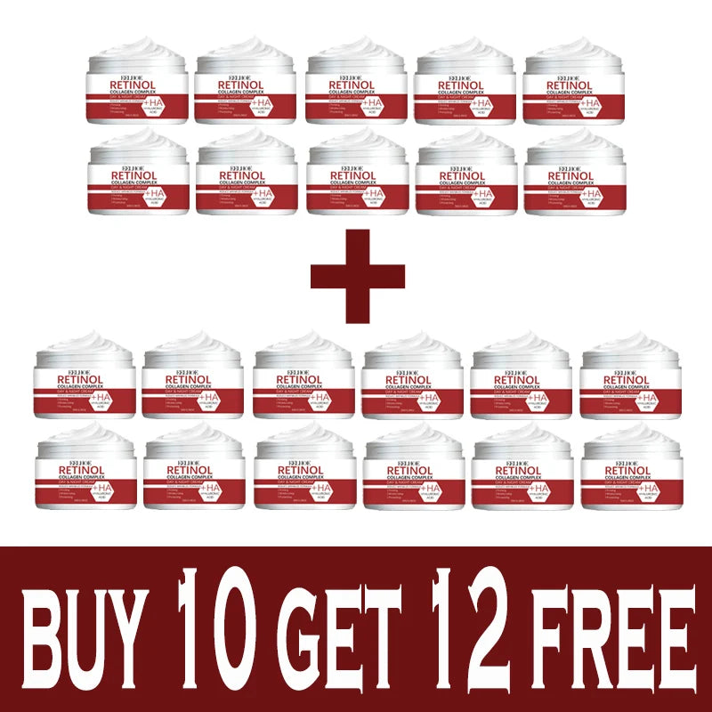 Anti-Aging Retinol Cream Collagen Wrinkle Remover Face Care Cream for Moisturizer Whitening Brighten Skin Care Products - LKBA