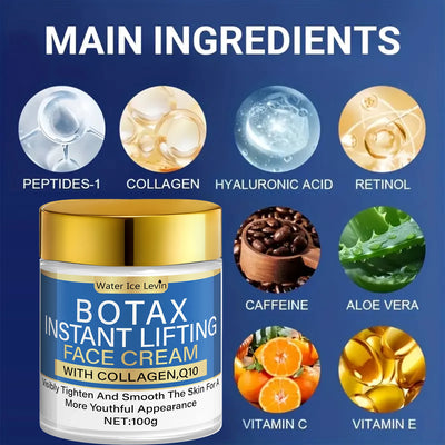 Instant Lifting Face Cream | Collagen + Q10 Boost | Visibly Tighter & Smoother Skin - LKBA