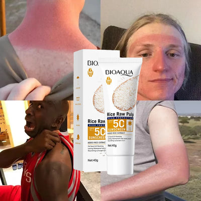 Facial Sunscreen Cream SPF 50+ Body Protector Solar Lotion Long-Lasting UV Protection Sun Sunburn - LKBA