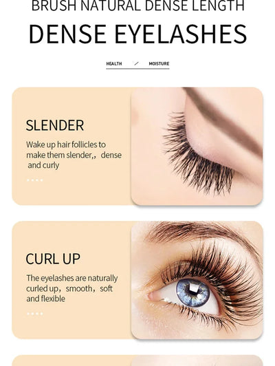 Fast Eyelash Growth Serum 7 Days Natural Eyelash Enhancer Longer Fuller Thicker Curling Lash Treatment Eye Care Products Makeup - LKBA