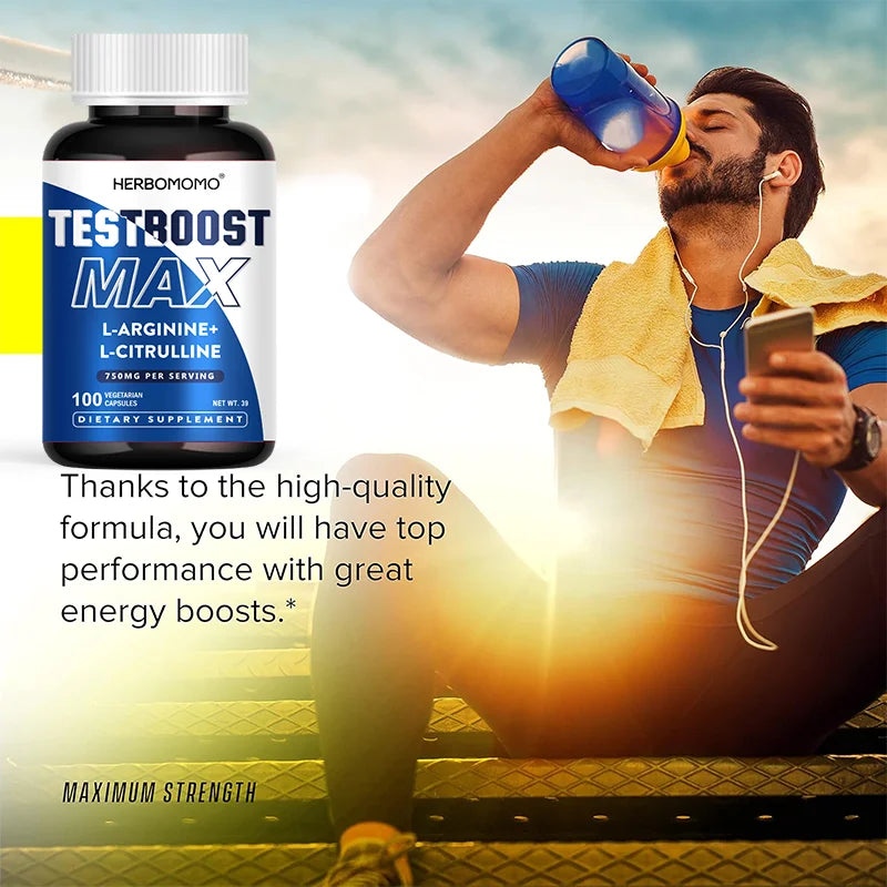 L-Arginine & L-Citrulline 100 Capsules Non-GMo Supports Reproductive Health Natural Energizer, Plant-Based, Pure &  Organic - LKBA