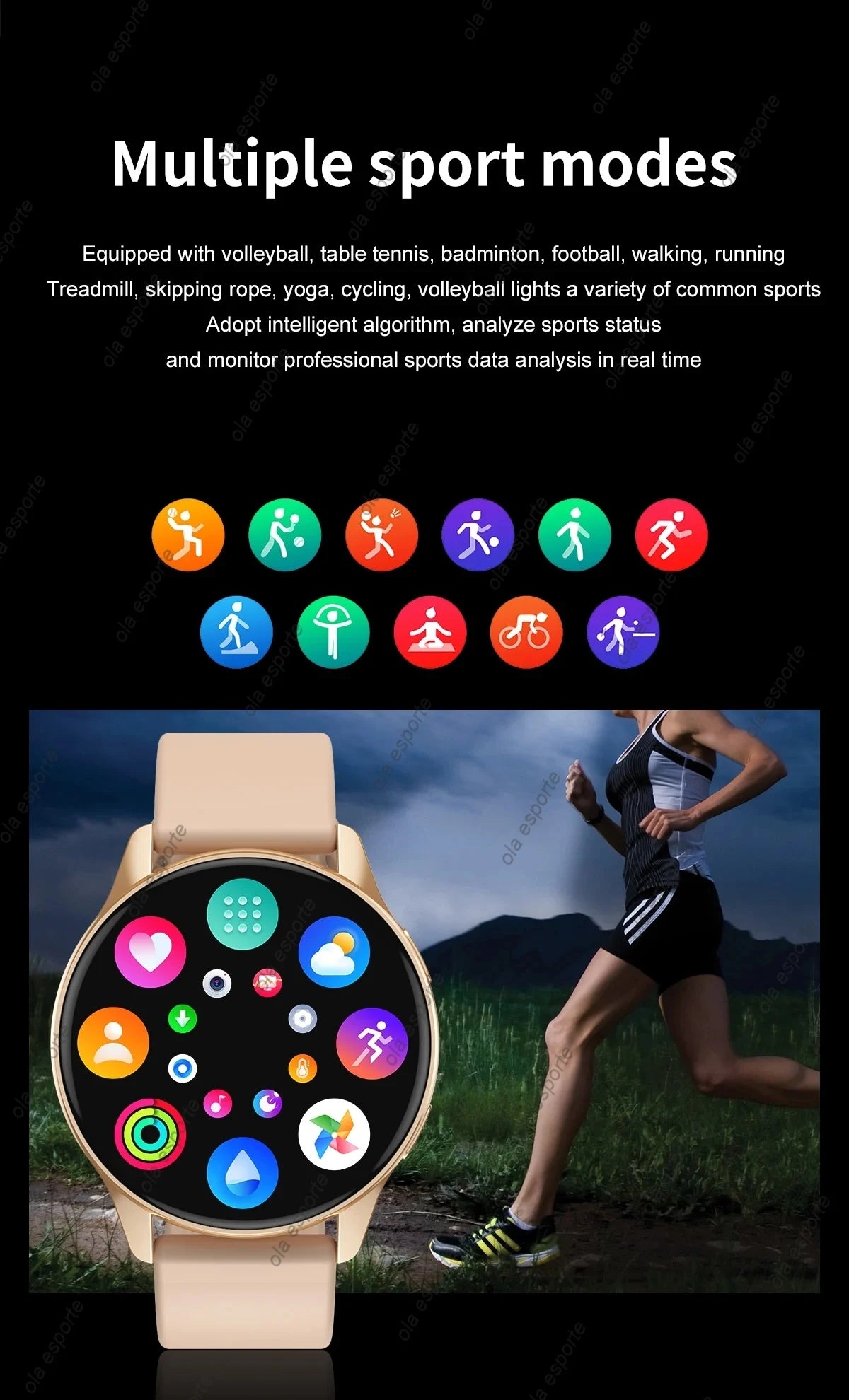 Bluetooth Call Smart Watch Pro 1.39-Inch Custom Dials Music Sports Men Women Watch 6 Health Monitor Smartwatch For Android IOS - LKBA