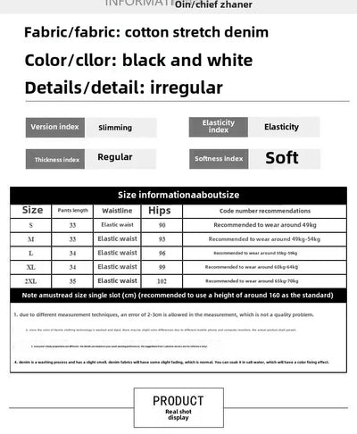 High-Waisted Cotton Mini Dress Plus Size Two-Piece Illusion Pants Skirt Slimming A- Line Half Body For Women Spring Summer White - LKBA