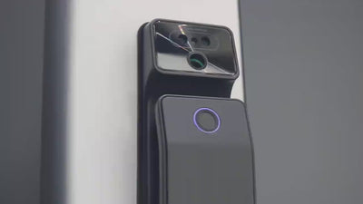 Real Time Intercom Palm Vein Recognition Intelligente Tuya Wifi  3DFace Unlock Outdoor Front Smart Digital Door Lock With Camera