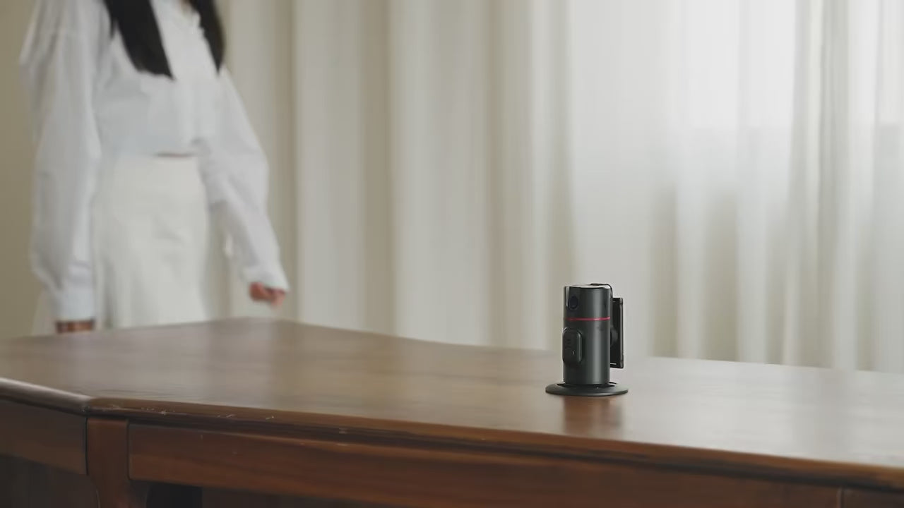 Auto Face Tracking Tripod 360°Rotation, No App, Smart Shooting Phone Holder for Live Video