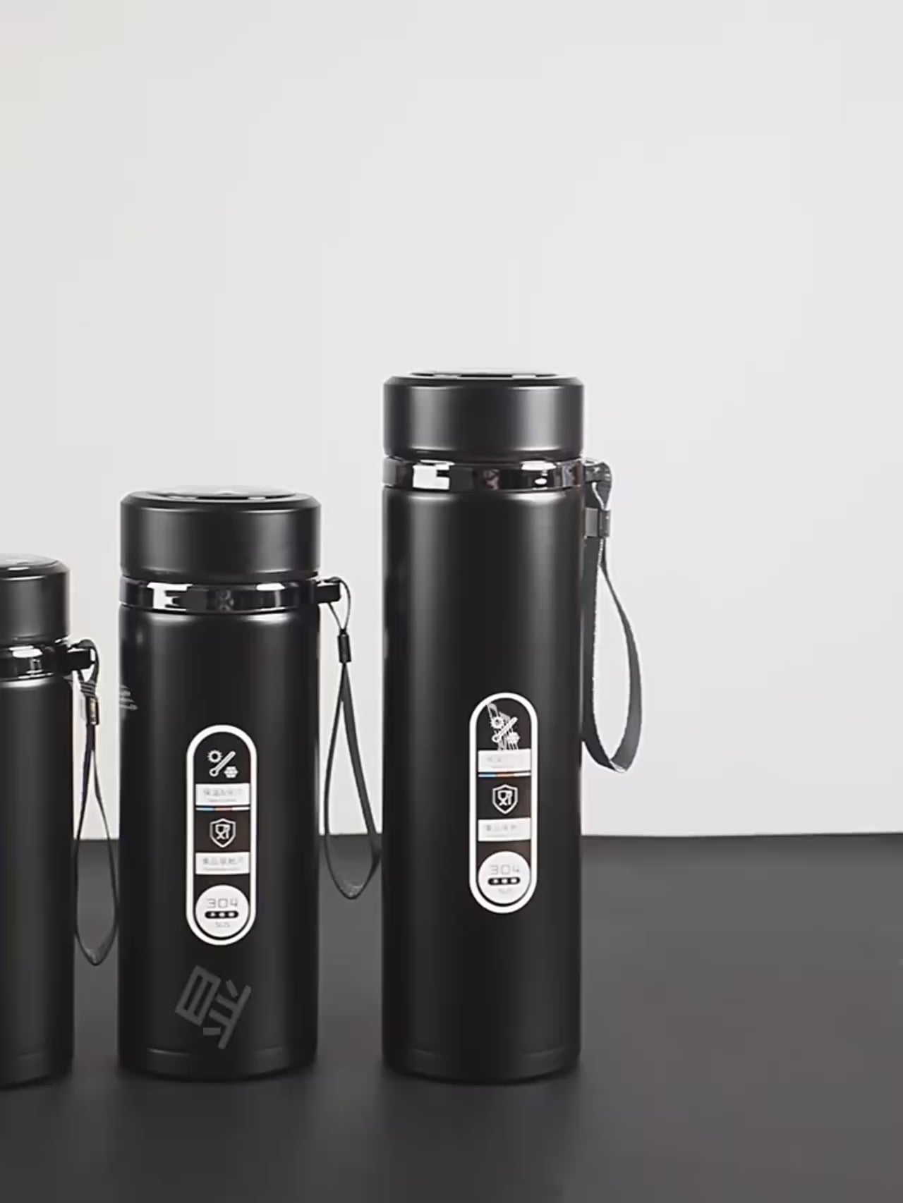 500ML-1Liter Stainless Steel Thermos Bottle with LED Temperature Display Sus304 Tea Water Bottle Vacuum Flask Portable Cups