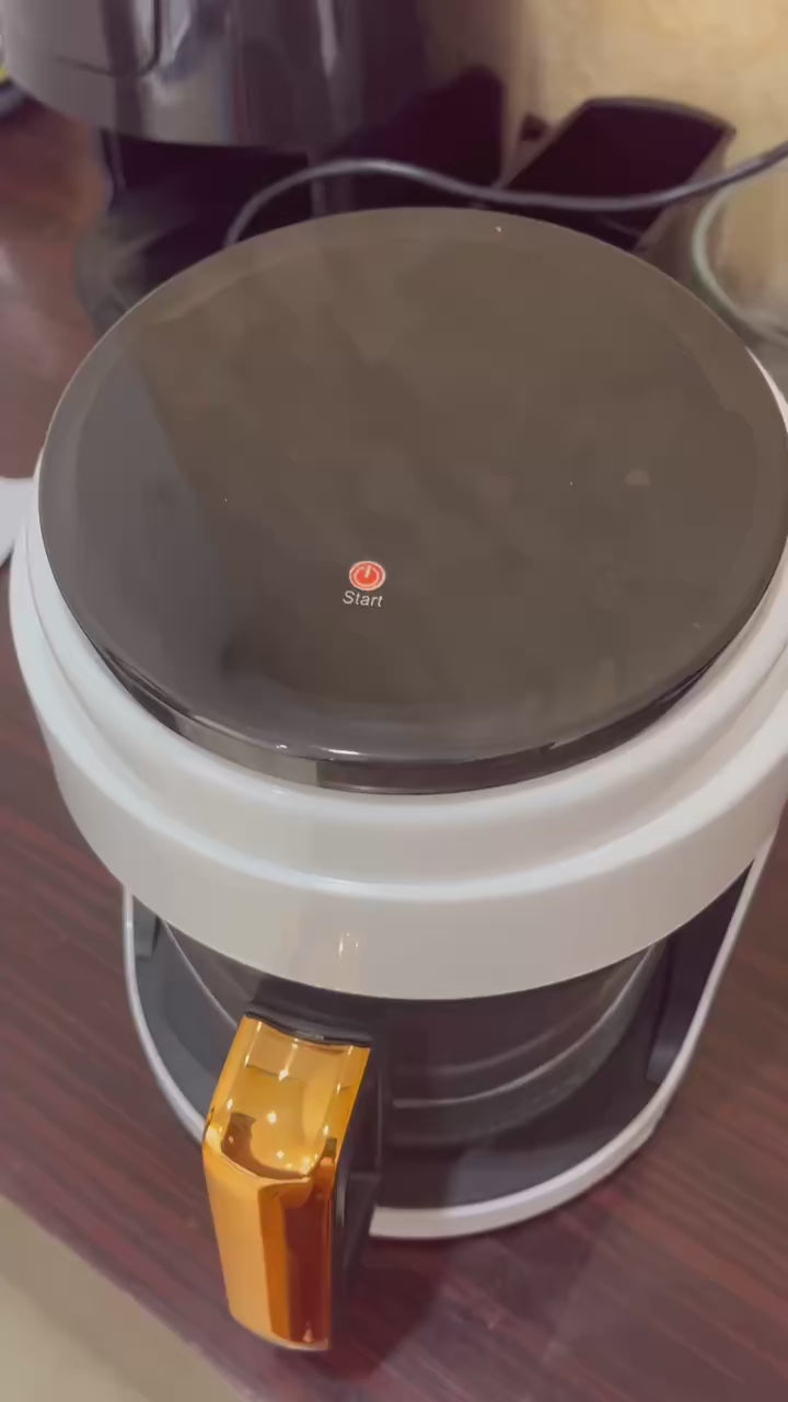 Air Fryer Visual Oil-free Electric Fryer Multi-Functional Automatic Household 360°Baking LED Touchscreen