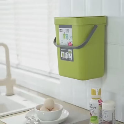 Food Waste Basket Bin for Kitchen, Small Countertop Compost Bin with Lid,Odor-Free Food Scrap Container