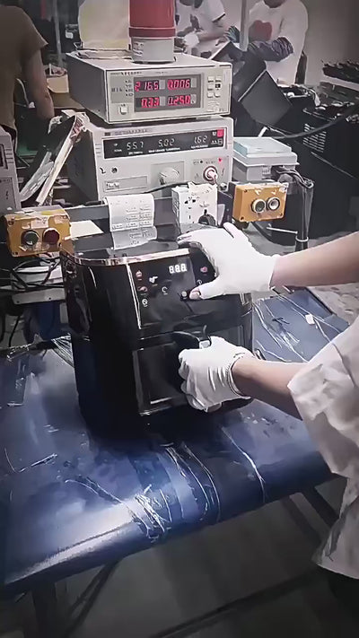 10L Large Capacity Air Fryer Multifunctional Electric Oven with Touch Screen Non-stick Pan