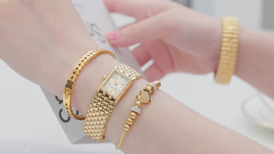 BERNY Gold Watch for Couple Luxury Women/Men Wristwatch Waterproof Golden Clock Quartz Stainless Steel Fashion Men Ladies Watch