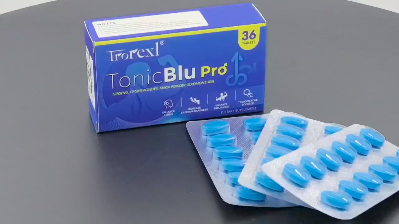 36-360pcs Blue Pills Male Supplement with Natural Oyster & Ginseng, Stamina & Endurance, Boosting Performance