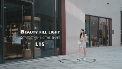 2025 New L15 Wireless Selfie Stick Tripod Stand Foldable Monopod with Led Light for Smart phones