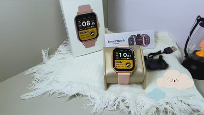 LAXASFIT 2025 Smart Watch Android IOS Bluetooth Talk Heart Rate Monitor Sleep Record Sports Smart Watch Ladies Men Gift