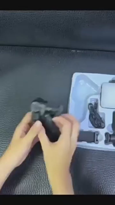 Smartphone Vlogging Kit with Tripod Phone Holder Mini Microphone LED Fill Light