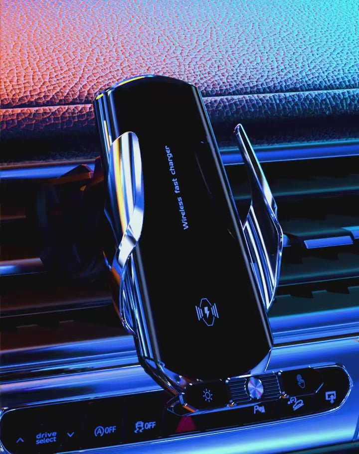 Wireless Charger Car Auto Magnetic Air Vent Phone Holder For iPhone 16 15 14 13 Samsung Xiaomi Induction Fast Charging Station