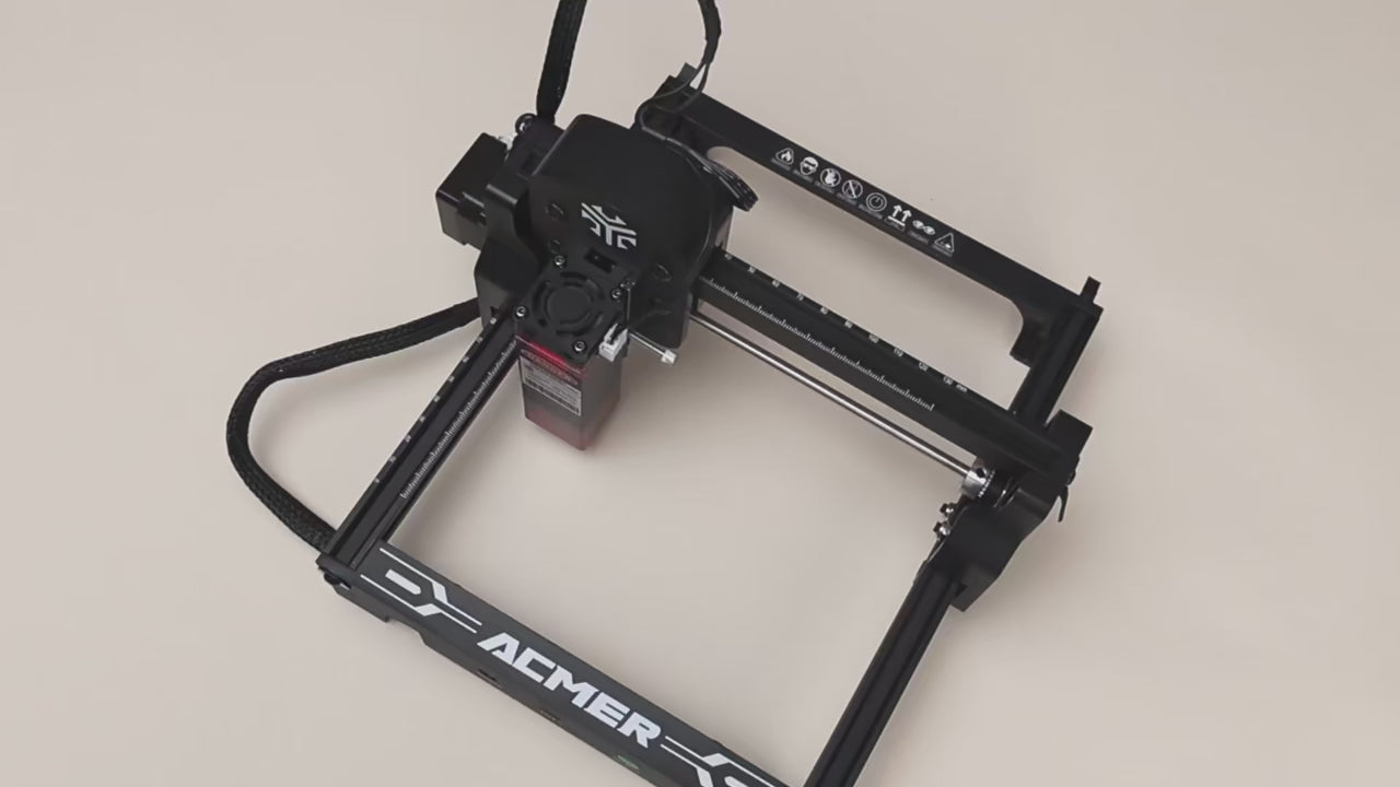 ACMER S1 6W Mini Laser Engraver Portable Small Laser Engraving Cutting tool Machine DIY for Logo Wood  leather Acrylc Beginner